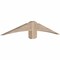 Ekena Millwork Bellingham Smooth Timber Gable Bracket, Douglas Fir, 60"W x 10"H x 3 1/2"D x 5 1/2"F, 4/12 Pitch GBW060X10X0406BEL00SDF - alternate 3